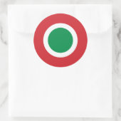 Italiaanse luchtmacht Roundel Ronde Sticker (Tas)
