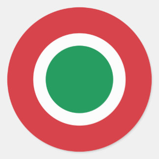 Italiaanse luchtmacht Roundel Ronde Sticker