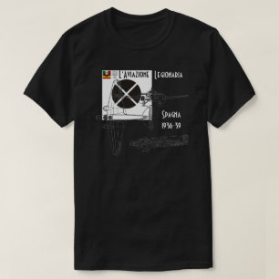 Italiaanse luchtmacht Spanje burgeroorlog Mussolin T-shirt