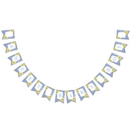 Italiaanse luiers Blue White Sweet Baby Boy Shower Vlaggetjes