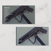 Italiaanse Luigi Franchi 9mm sub-machine pistool Visitekaartje (Voorkant / Achterkant)