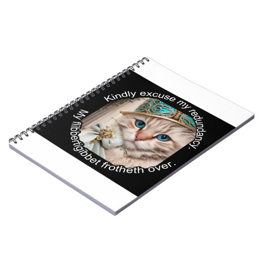 Italiaanse luxe kat: Willow Notitieboek (Linkerzijde)