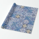 Italiaanse Maiolica Gift Wrap | Elegante keramiek Cadeaupapier<br><div class="desc">Verhoog uw cadeau-geven met deze prachtige Italiaanse maiolica-geïnspireerde cadeauverpakking, met ingewikkelde patronen die doen denken aan traditionele keramische kunst. Dit elegante ontwerp is ideaal voor bruiloften, vrijgezellenfeesten of speciale gelegenheden en toont tijdloze mediterrane charme met zijn levendige blauw-witte motieven. Deze cadeauverpakking is gemaakt met luxe aandacht voor detail en is...</div>