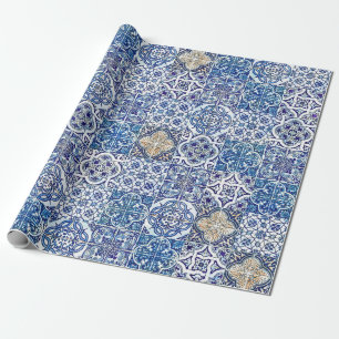 Italiaanse Maiolica Gift Wrap   Elegante keramiek Cadeaupapier