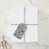 Italiaanse Majolica Kerstcadeautags Cadeaulabel (Met Touw)