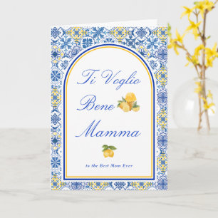 Italiaanse mama, ik hou van jou Moederdag kaart