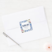 Italiaanse mamma Mia Favors Vierkante Sticker (Envelop)