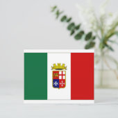 Italiaanse marinepost briefkaart (Staand voorkant)