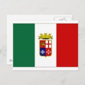 Italiaanse marinepost briefkaart (Voorkant / Achterkant)