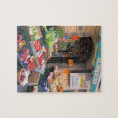 Italiaanse markt legpuzzel (Horizontaal)