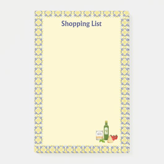 Italiaanse Markt Post-it® Notes (Voorkant)