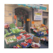 Italiaanse markt tegeltje (Voorkant)