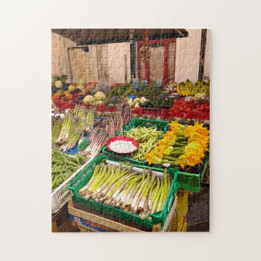 Italiaanse markt voor fruit en groenten in Pisa Legpuzzel (Verticaal)
