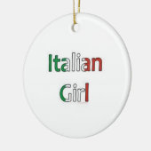 "ITALIAANSE MEISJES" CHRISTMAS OF GEWOON VOOR VUN  KERAMISCH ORNAMENT (Links)
