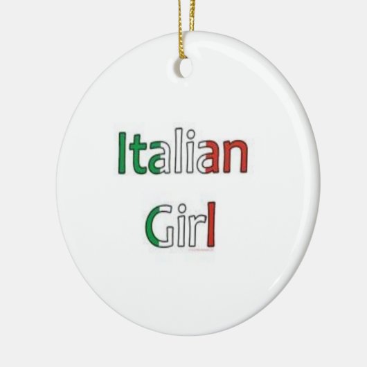 "ITALIAANSE MEISJES" CHRISTMAS OF GEWOON VOOR VUN  KERAMISCH ORNAMENT (Links)