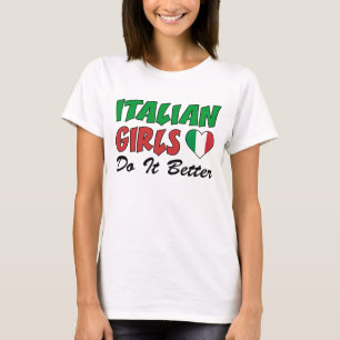 Italiaanse meisjes doen het beter t-shirt