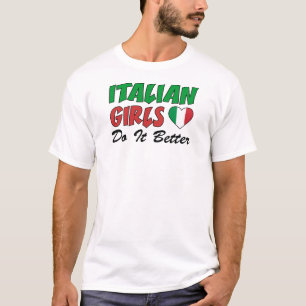 Italiaanse meisjes doen het beter t-shirt