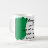 Italiaanse meisjes Funny Quote Koffiemok (Voorkant links)