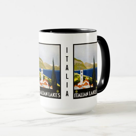  Italiaanse meren Italië — mok (Voorkant rechts)