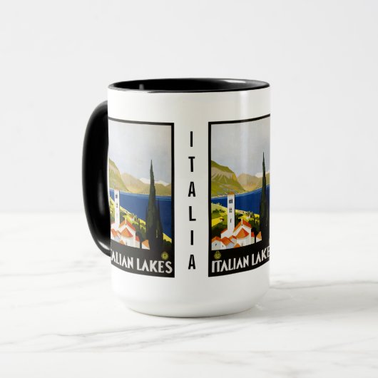  Italiaanse meren Italië — mok (Voorkant links)