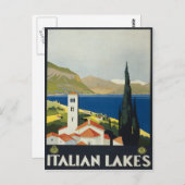 Italiaanse meren  Italië reisbureau Briefkaart (Voorkant / Achterkant)