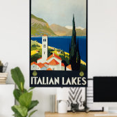 Italiaanse meren  Italië reisbureau Poster (Thuiskantoor)
