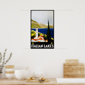 Italiaanse meren Italië Vintage Poster (Keuken)