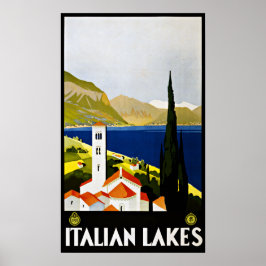 Italiaanse meren Italië Vintage Poster