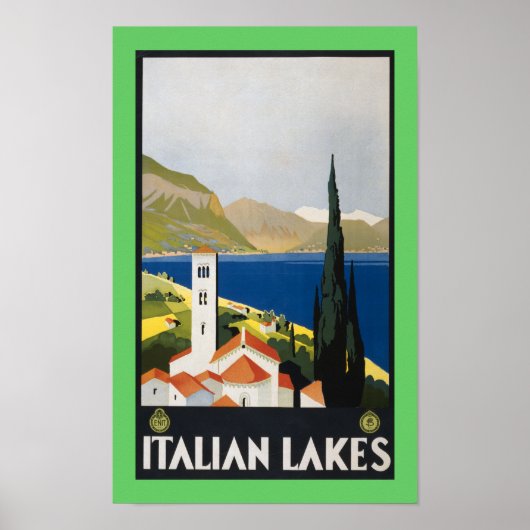 Italiaanse meren poster (Voorkant)
