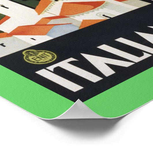 Italiaanse meren poster (Hoek)