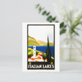  Italiaanse meren reisposter Briefkaart (Staand voorkant)