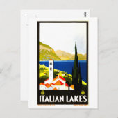  Italiaanse meren reisposter Briefkaart (Voorkant / Achterkant)