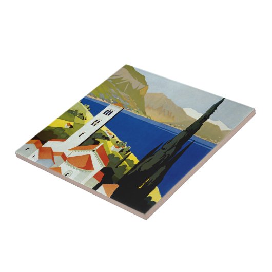 Italiaanse meren tegeltje (Zijkant)