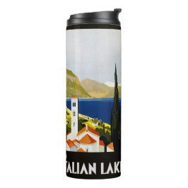 Italiaanse Meren vintage reis tumbler Thermosbeker