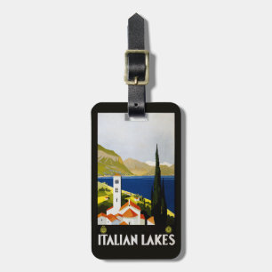 Italiaanse Meren Vintage Reizen Italië Bagagelabel