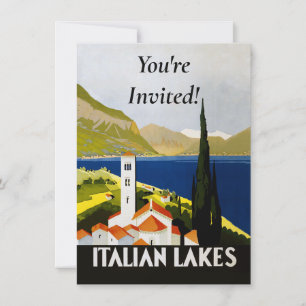 Italiaanse Meren Vintage Reizen Italië Kaart