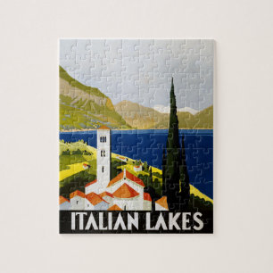 Italiaanse Meren Vintage Reizen Italië Legpuzzel