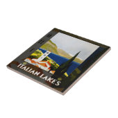 Italiaanse Meren Vintage Reizen Italië Tegeltje (Zijkant)