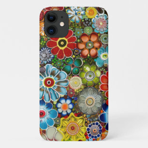 Italiaanse Millefiori glazen bloemen Case-Mate iPhone Case