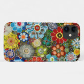 Italiaanse Millefiori glazen bloemen Case-Mate iPhone Case (Achterkant (horizontaal))