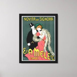 Italiaanse Mode art. Canvas Afdruk
