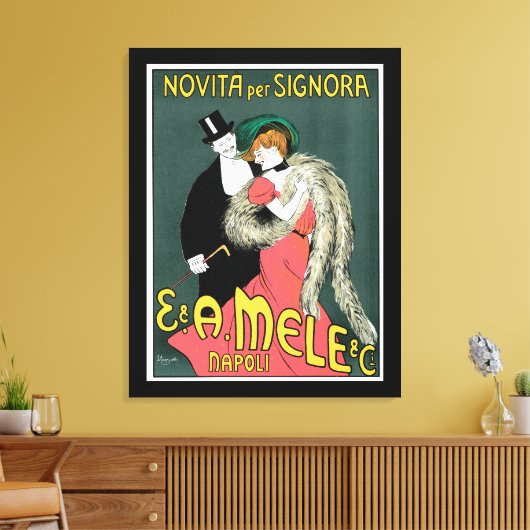 Italiaanse Mode art. Canvas Afdruk (Insitu (Woonkamer))