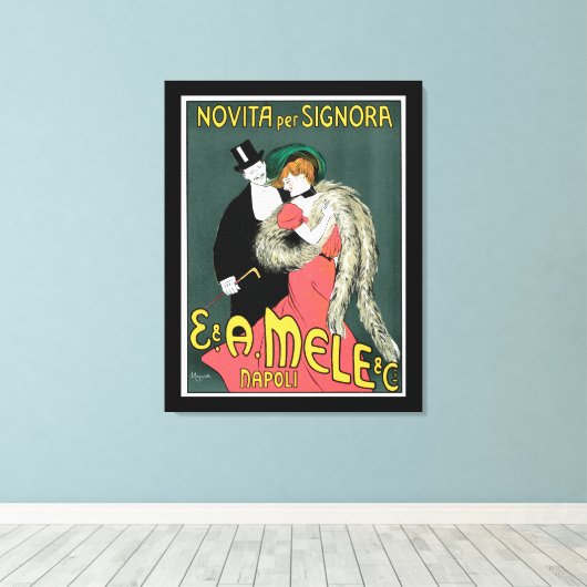 Italiaanse Mode art. Canvas Afdruk (Insitu (Houten vloer))