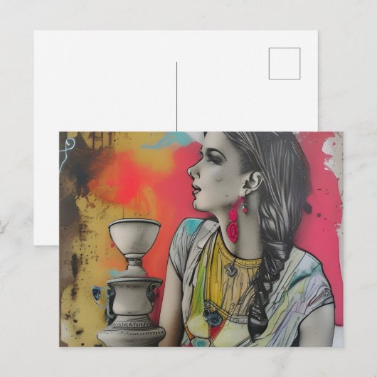 Italiaanse Mode  Pompei Briefkaart (Voorkant / Achterkant)