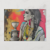 Italiaanse Mode Pompei Briefkaart (Voorkant)