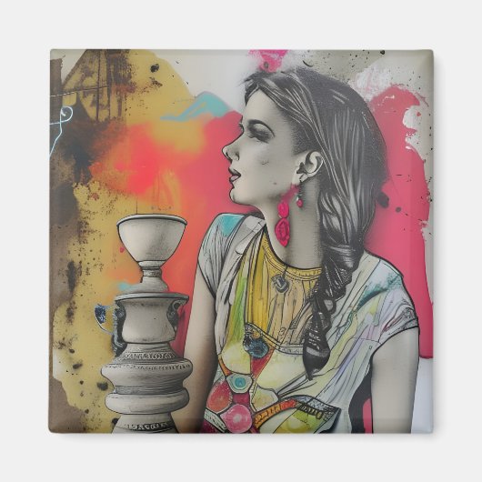 Italiaanse Mode  Pompei Magneet (Voorkant)