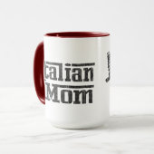 Italiaanse Moeder Koffiemok Mok (Voorkant links)