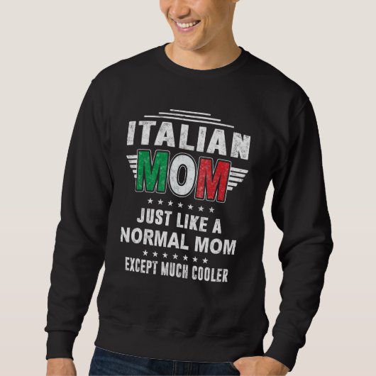 Italiaanse moeder net als normale moeder behalve v trui (Voorkant)