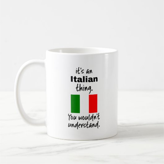 Italiaanse Mok Funny Gift Idea (Links)