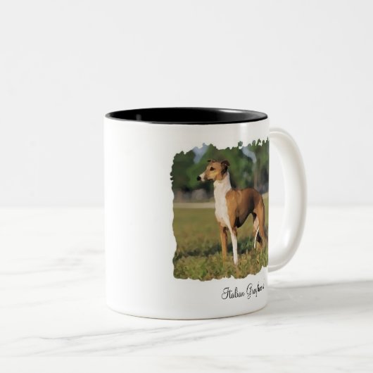 Italiaanse Mok Greyhound (Voorkant rechts)